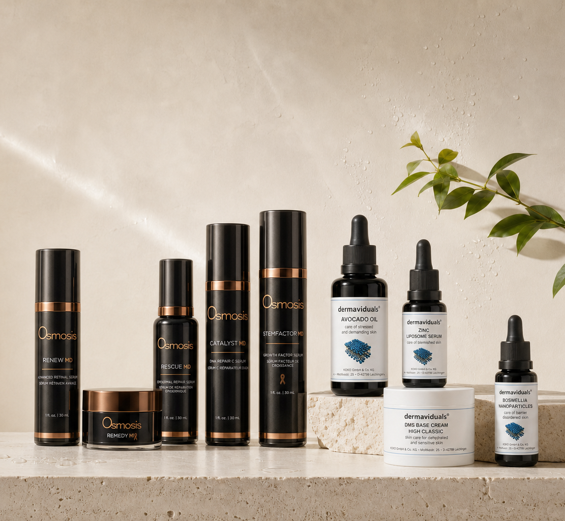 Osmosis MD and Dermaviduals home care products